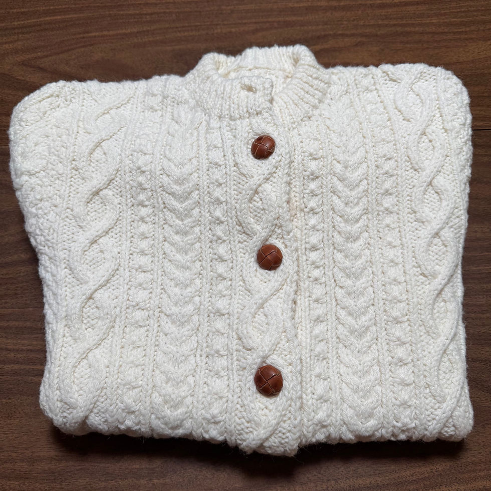 Thumbnail: Vintage Cable Knit Cardigan 