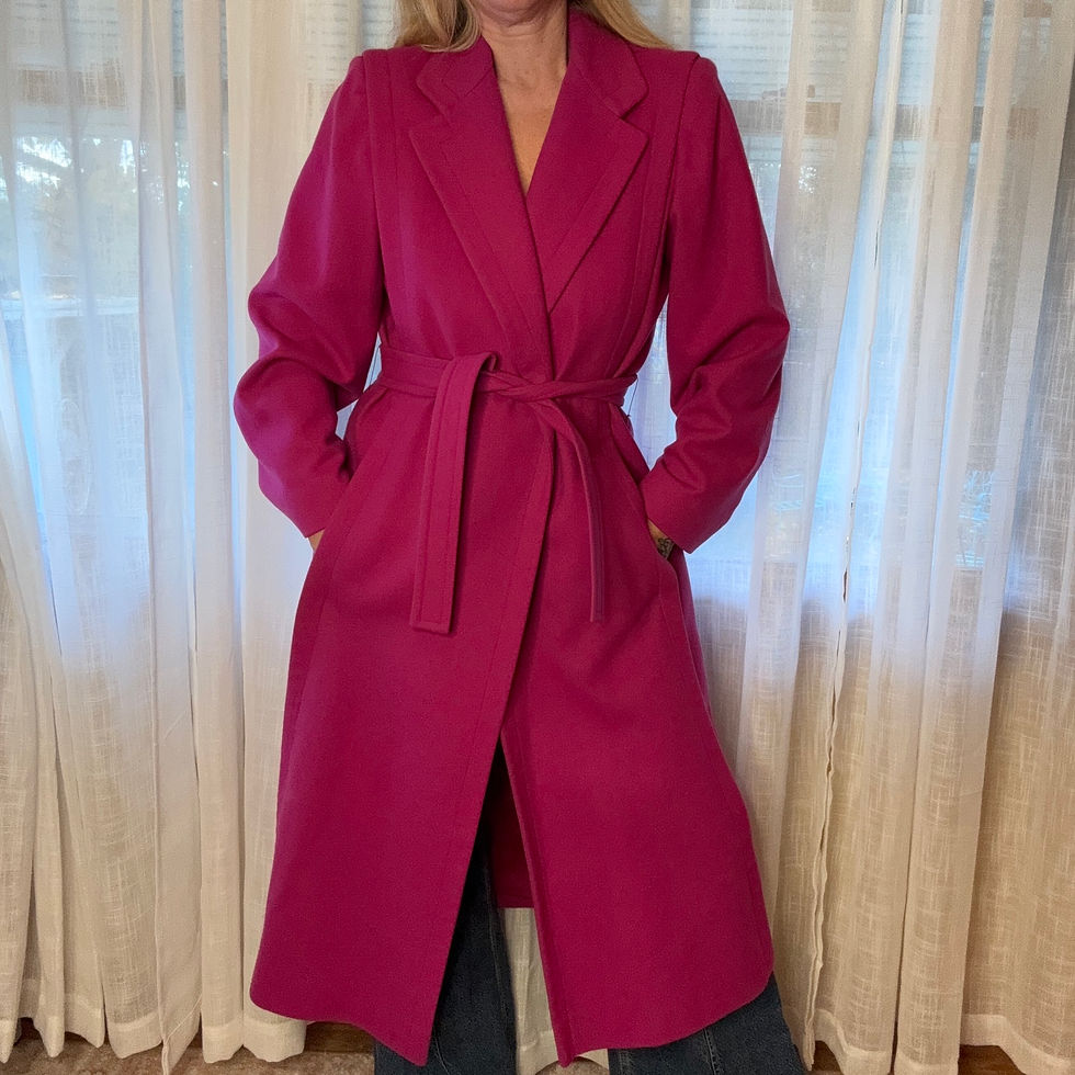 Thumbnail: Union Made Vintage Fleurette Merino Wool Coat