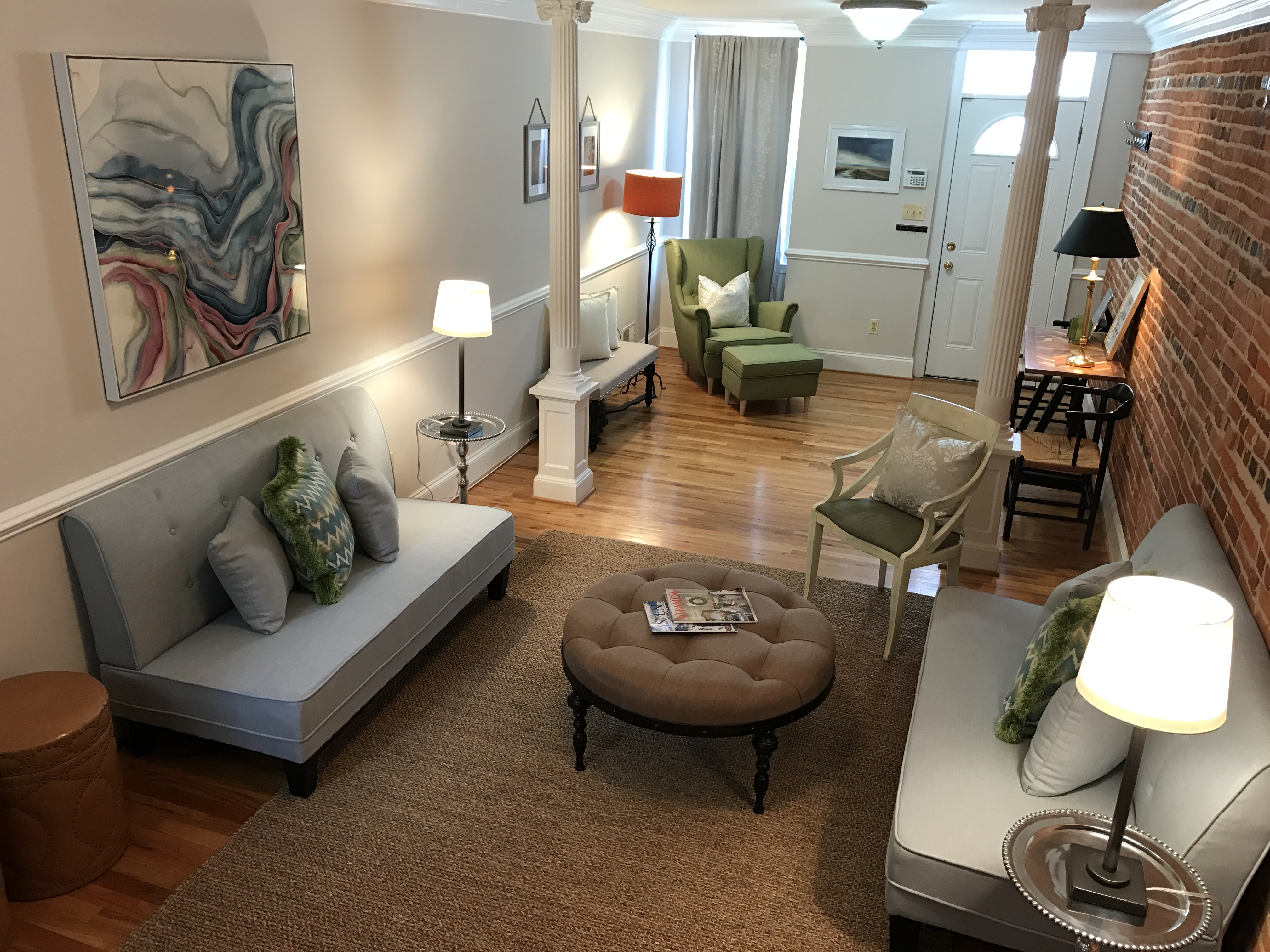 Living Room & Entry AFTER