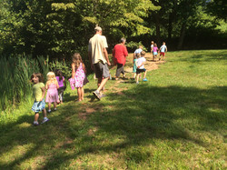 Hike by the pond