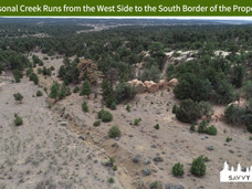 Seasonal Creek Runs from the West Side to the South Border of the Property.jpeg
