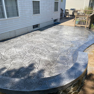 Stamped-concrete-patio Leesburg-VA