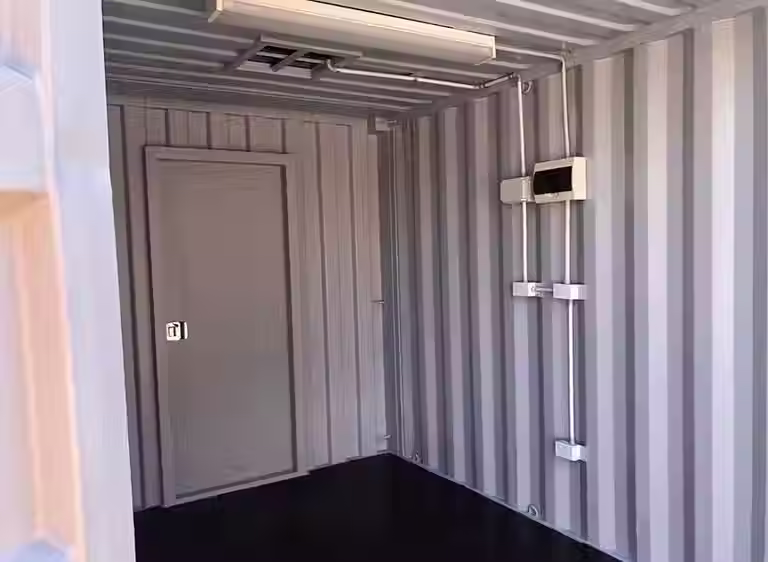 Thumbnail: 10ft General Purpose (GP) Steel Storage Container — Factory Blue Finish