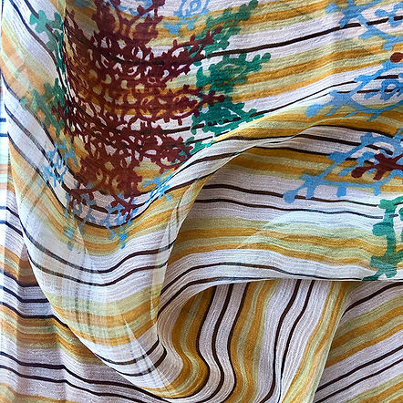 Digital Printing on Silk Georgette