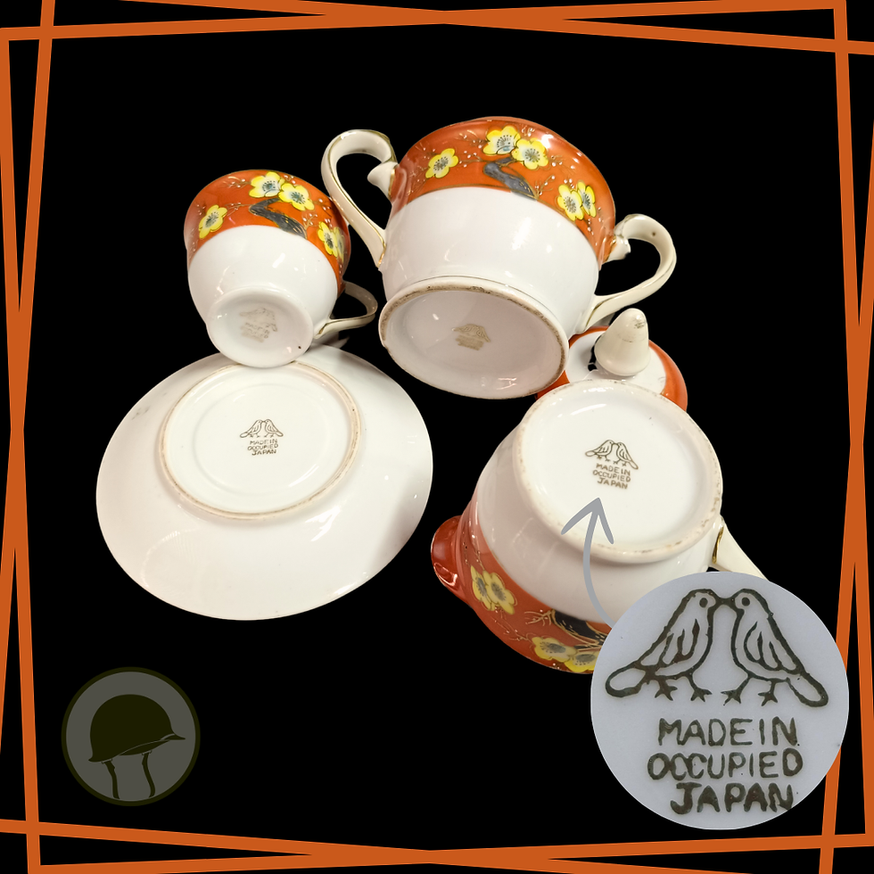 Miniatura: Lindo Jogo para Café "Porcelana" - 2ª Guerra Mundial