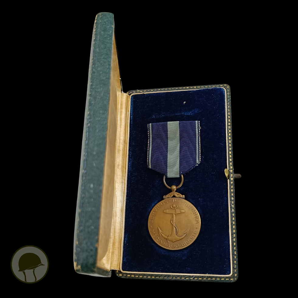 Miniatura: Medalha da Marinha "com caixa" - 2ª Guerra Mundial