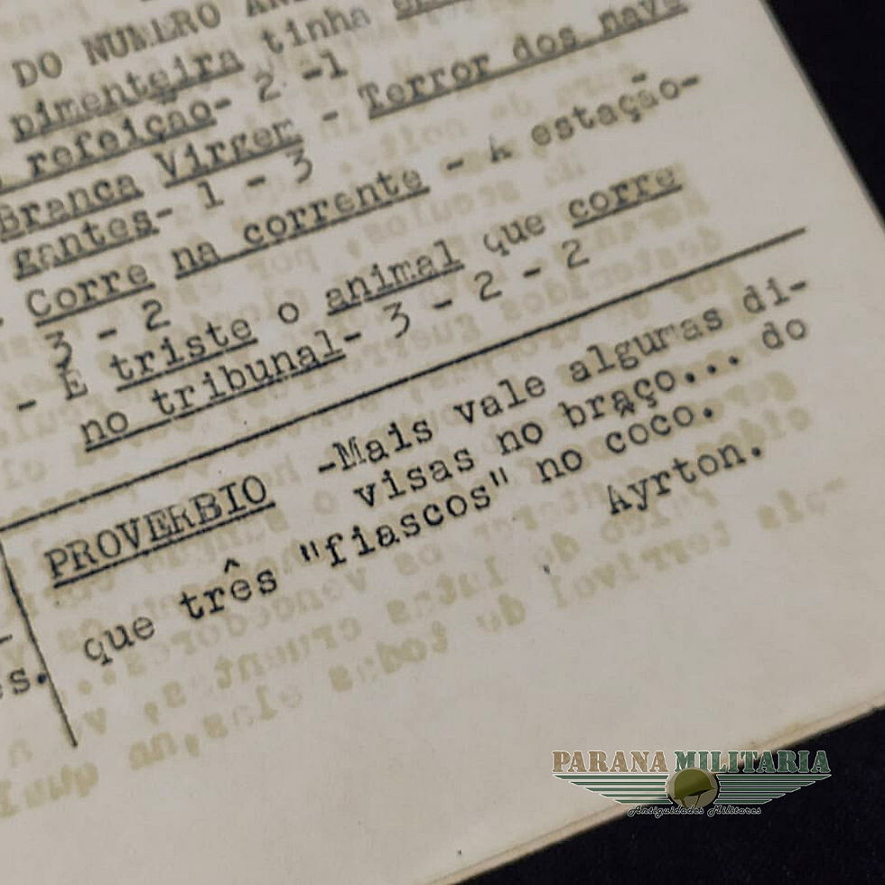 Miniatura: Raro Informativo "O Chicote" 1945 - 2ª Guerra Mundial