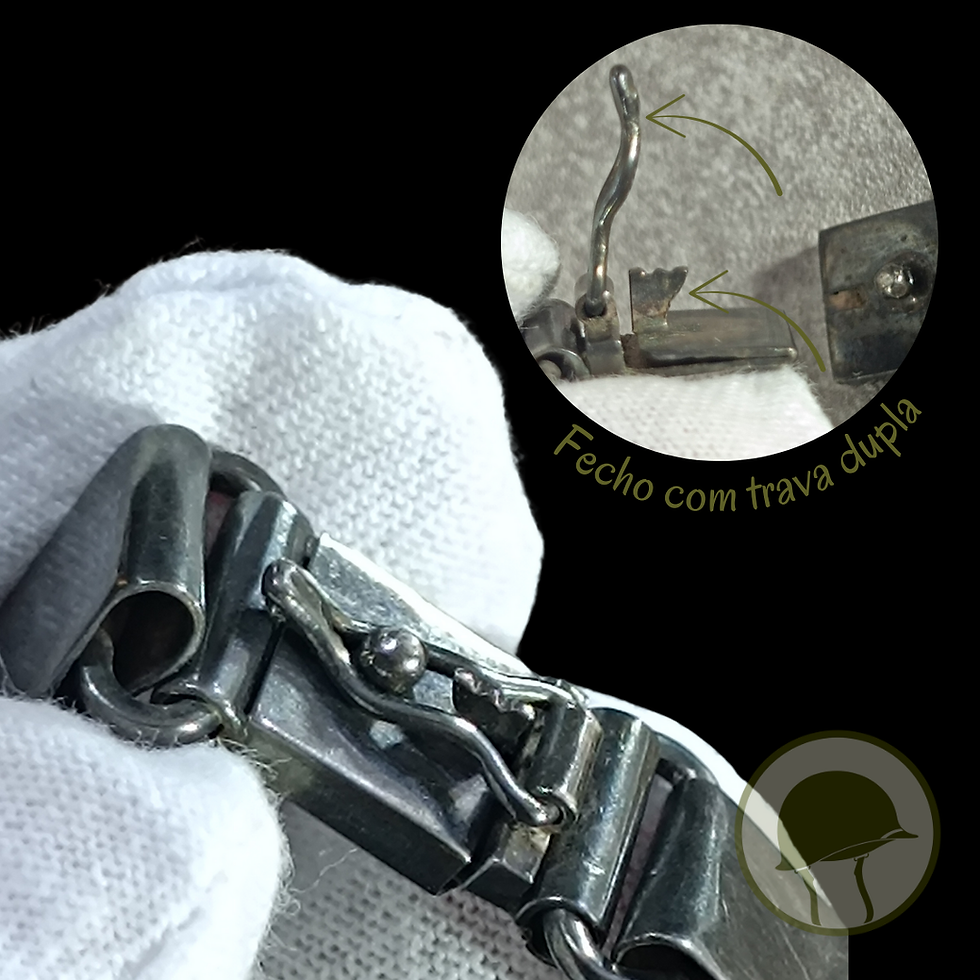 Miniatura: Rara Pulseira da FEB - 2ª Guerra Mundial
