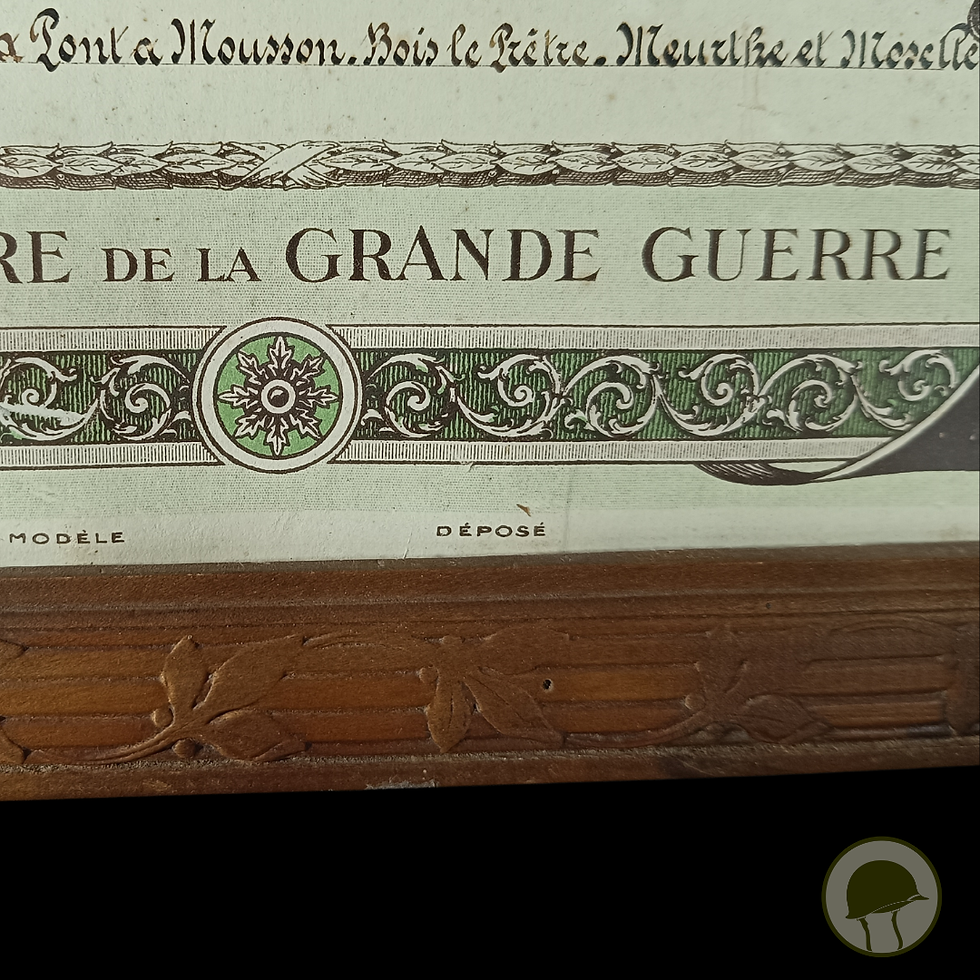 Miniatura: Quadro de Medalhas de um Combatente da Grande Guerra