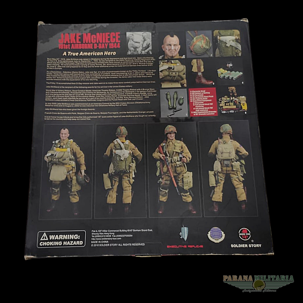 Miniatura: Soldier Story Figura 1/6 Jake McNiece 2ª Guerra Mundial