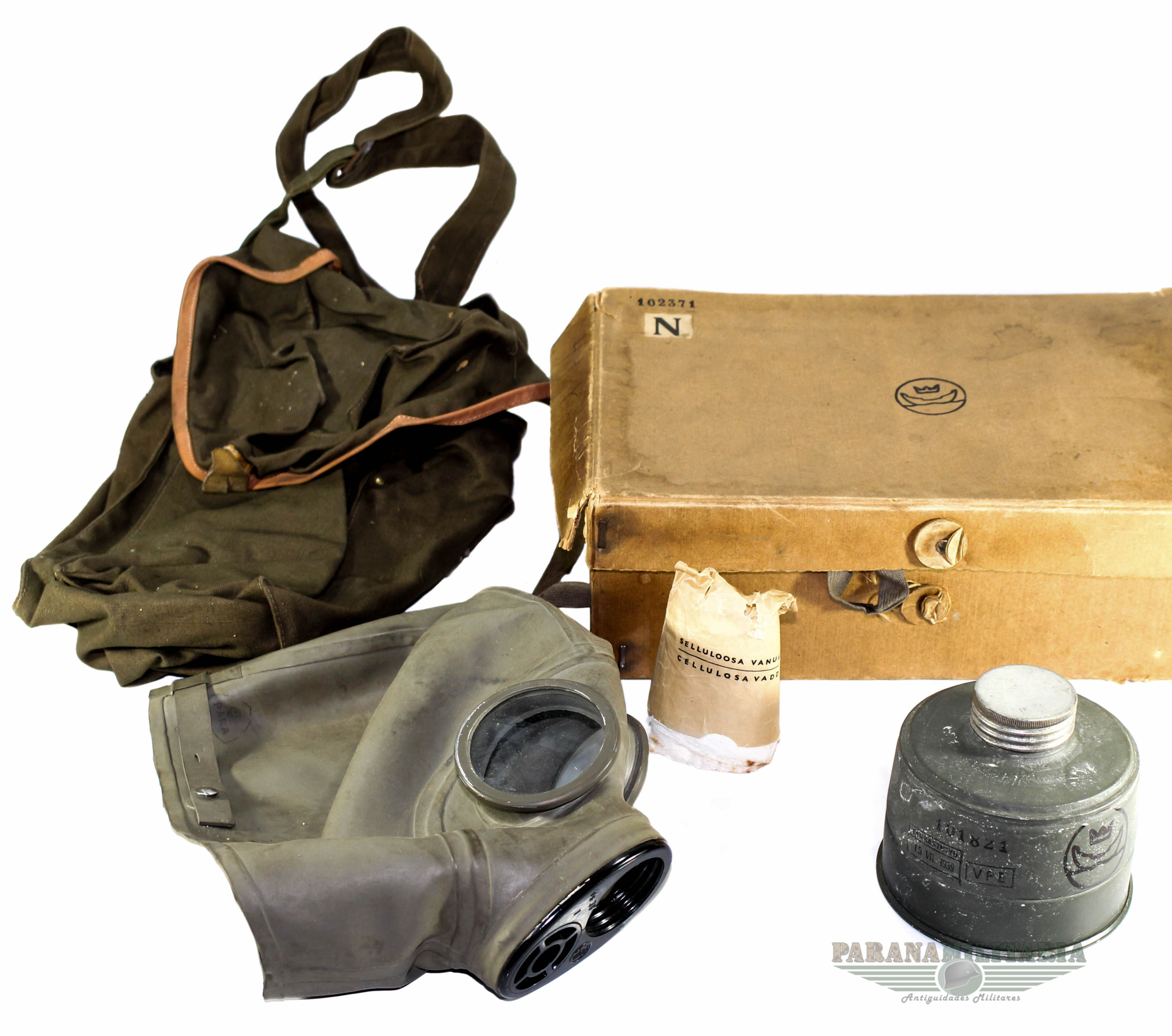 Máscara contra Gases Finlandesa 1939 - 2ª Guerra Mundial