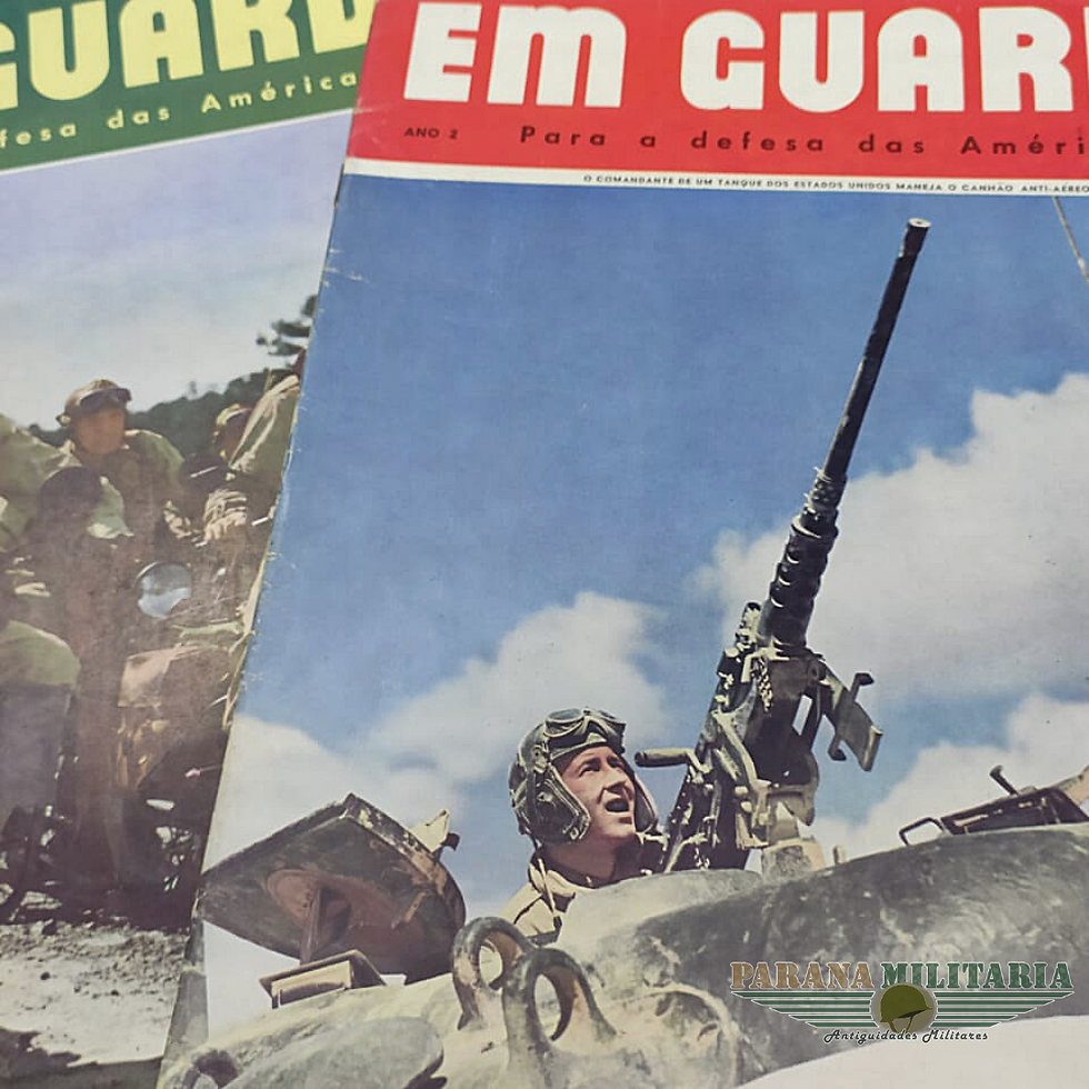 Miniatura: Lote com 5 revistas "Em Guarda" - 2ª Guerra Mundial