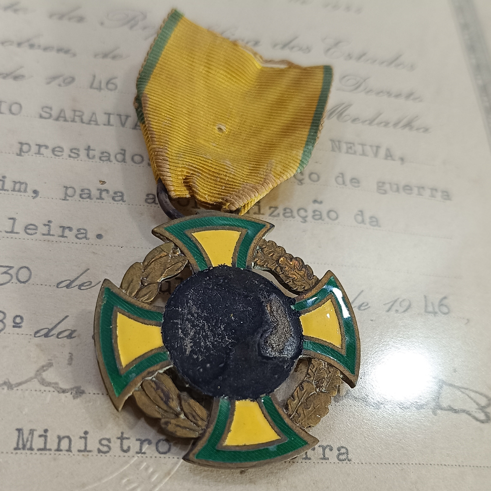 Miniatura: Diplomas e Medalhas Pracinha Brasileiro - 2ª Guerra Mundial
