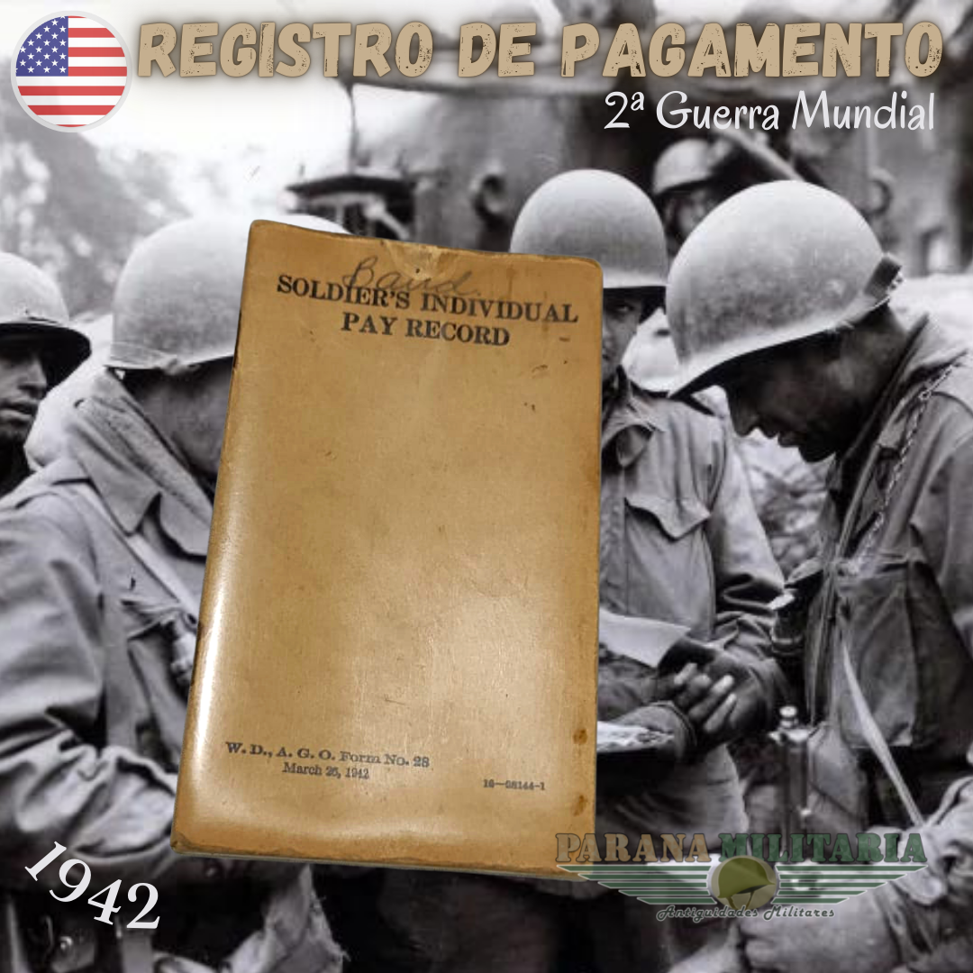 Registro de pagamento individual do soldado