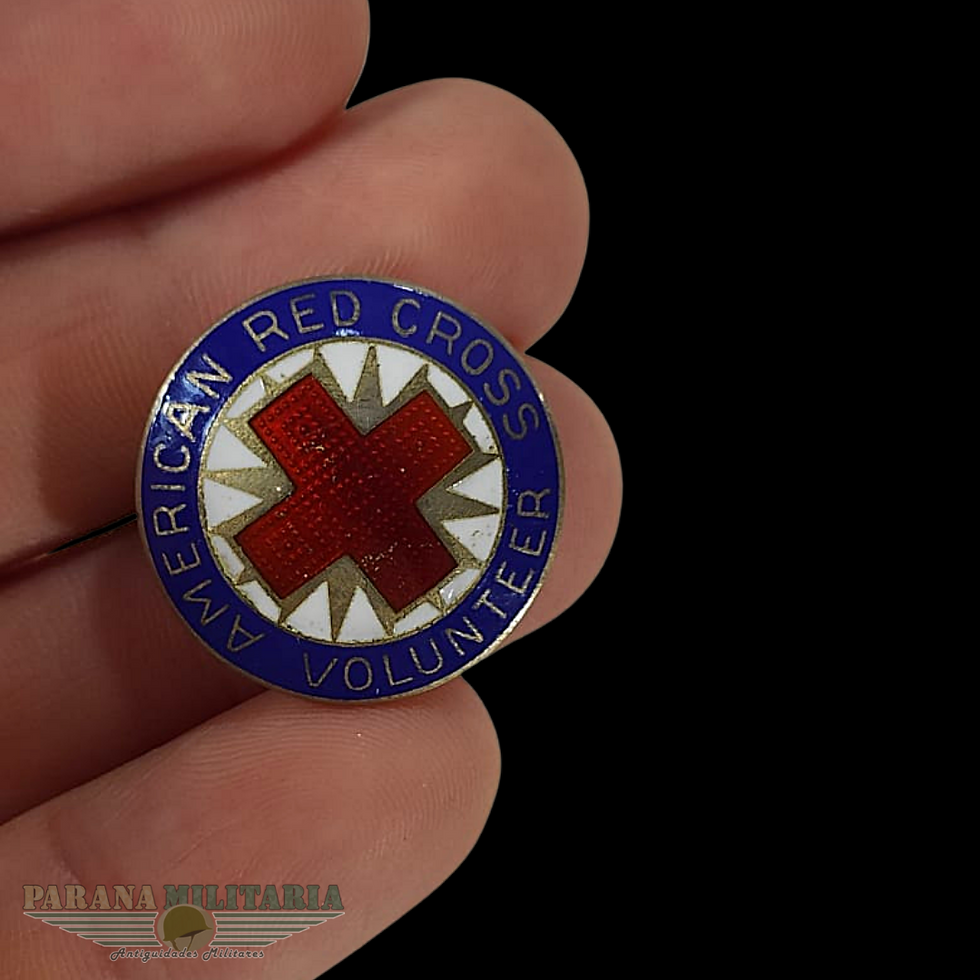 Miniatura: Pin de Voluntário da cruz vermelha Americana - 2ª Guerra Mundial