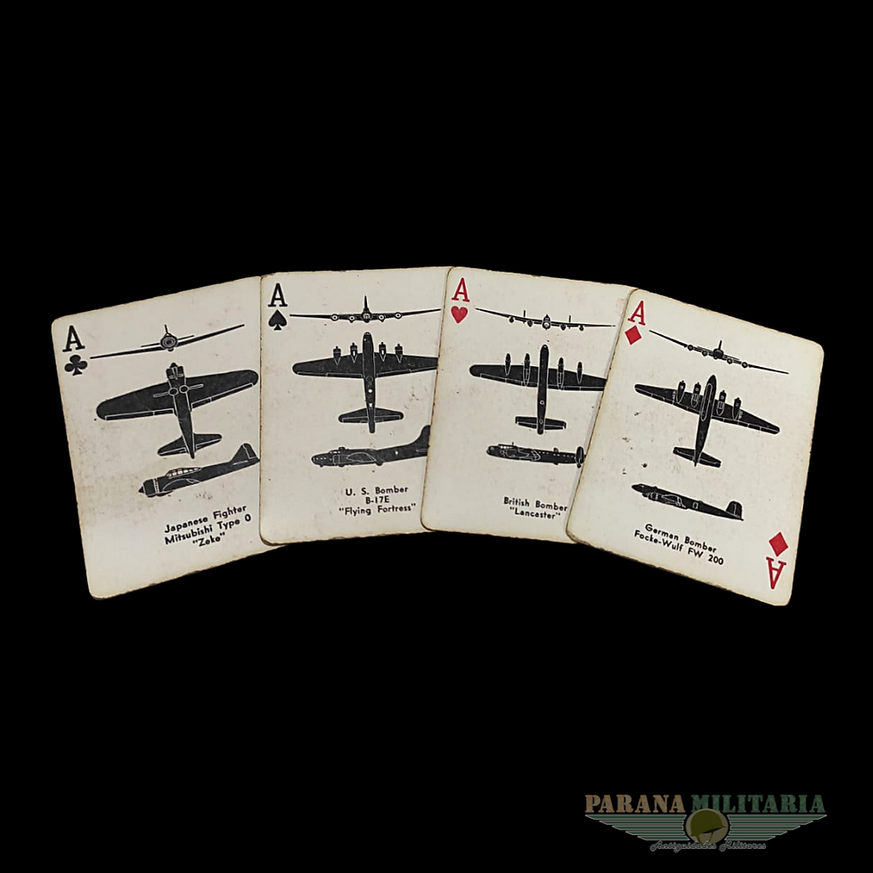 Miniatura: Raro Baralho americano - 2ª Guerra Mundial