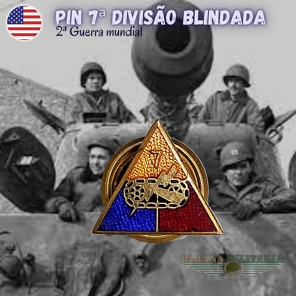 Pin 7ª Divisão Blindada - 2ª Guerra Mundial