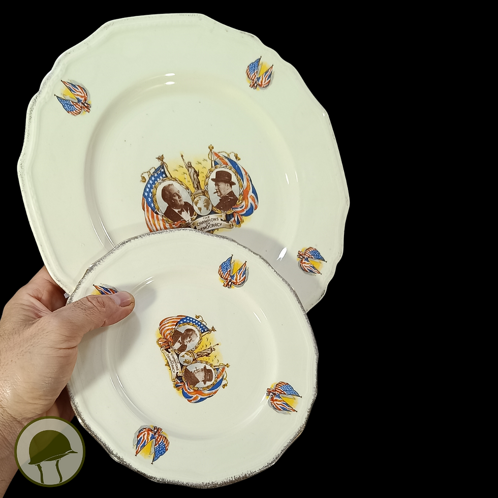 Miniatura: Jogo de Pratos patrióticos - 2ª Guerra Mundial