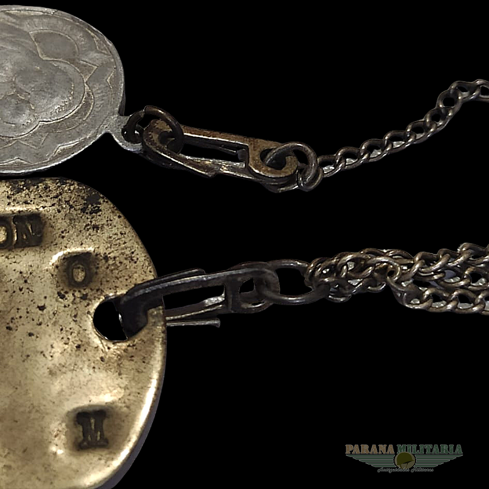 Miniatura: Raríssimo Dog Tag "Metodista" 1942 -  2ª Guerra Mundial
