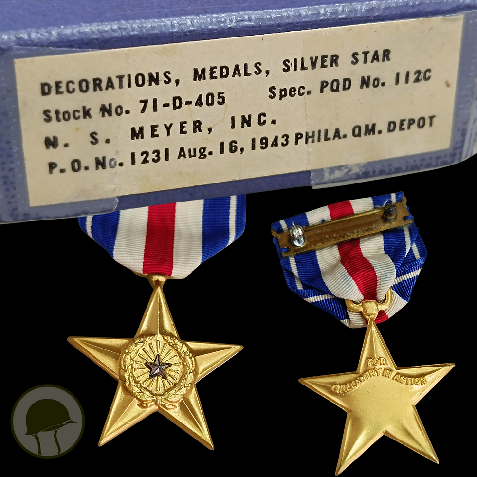 Miniatura: Estrela de Prata - 2ª Guerra mundial