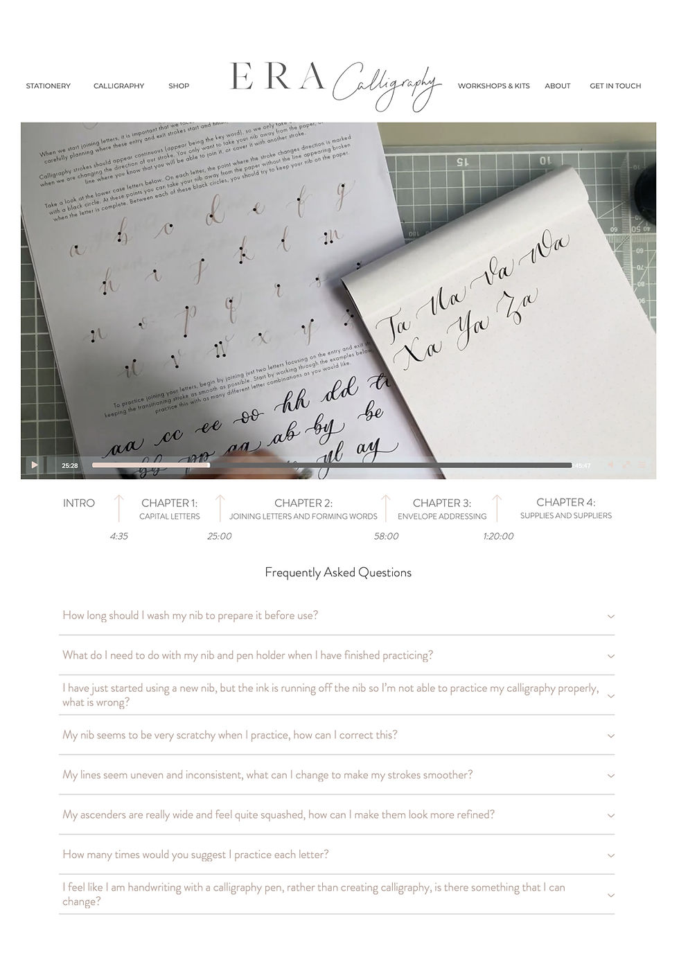 Thumbnail: Intermediate Modern Calligraphy Kit