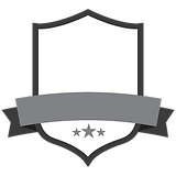 Blank Grey Badge
