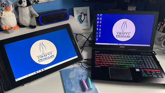 Crafty Penguin Workspace