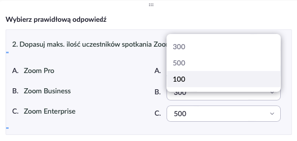 Zaawansowane ankiety w Zoom (Zoom Advanced Polls)
