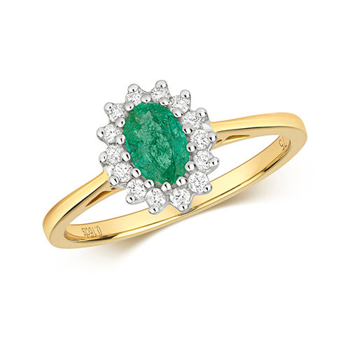 Thumbnail: 9CT GOLD SAPPHIRE CLUSTER RING - MORE OPTIONS AVAILABLE