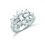 Thumbnail: 18ct White Gold D.2.00ctw Diamond Boat/Cluster Ring