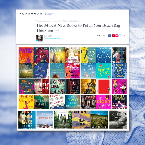 PopSugar: The 34 Best New Books to Put in Your Beach Bag This Summer