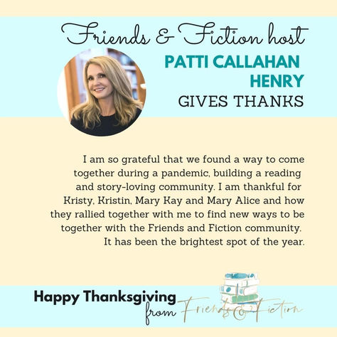Happy Thanksgiving: Friends and Fiction give thanks.