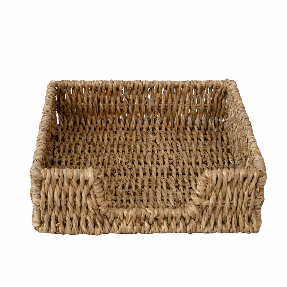 Thumbnail: Square Guest Towel Napkin Holder | Paper Hand Towels Storage Tray Napkin Caddy f