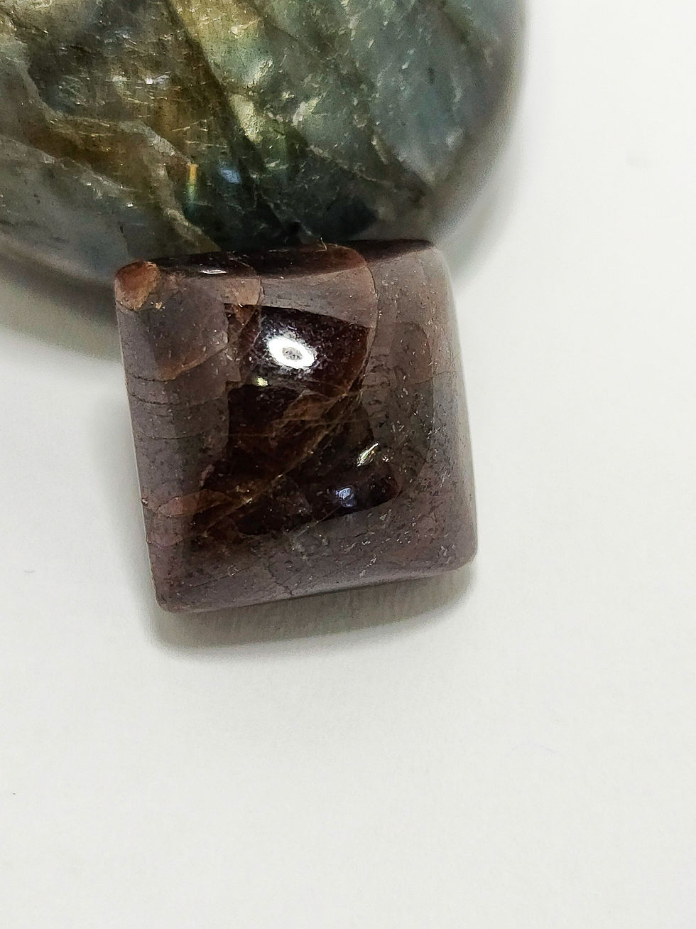 Thumbnail: Garnet Square Cabochon
