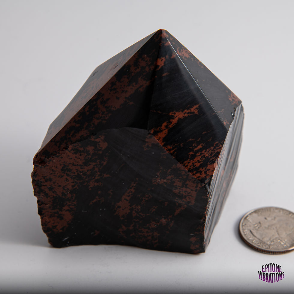 Thumbnail: Mahogany Obsidian Polished Point, Obsidian, Mahogany Obsidian, Rough Point, Polished Point, Mahogany Polished Point