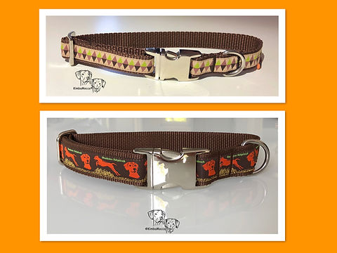 halsband hund Halsband 'Berlin' für Hunde aus Leder & Tau main image 0