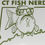 Thumbnail: CT Fish Nerd Die Cut Vinyl Decal in the OG Line Logo in army green