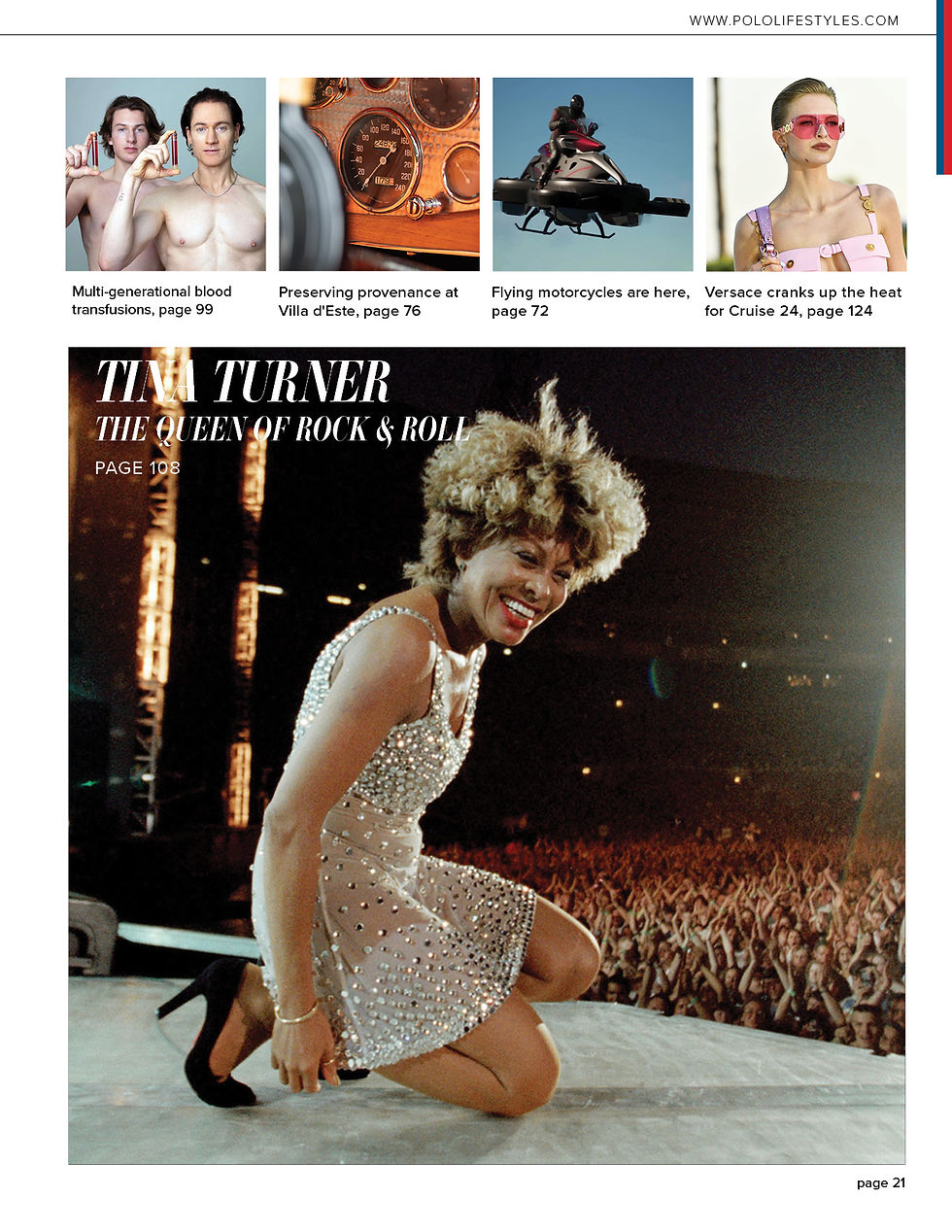 Thumbnail: Polo Lifestyles June 2023: Tina Turner, Queen of Rock & Roll
