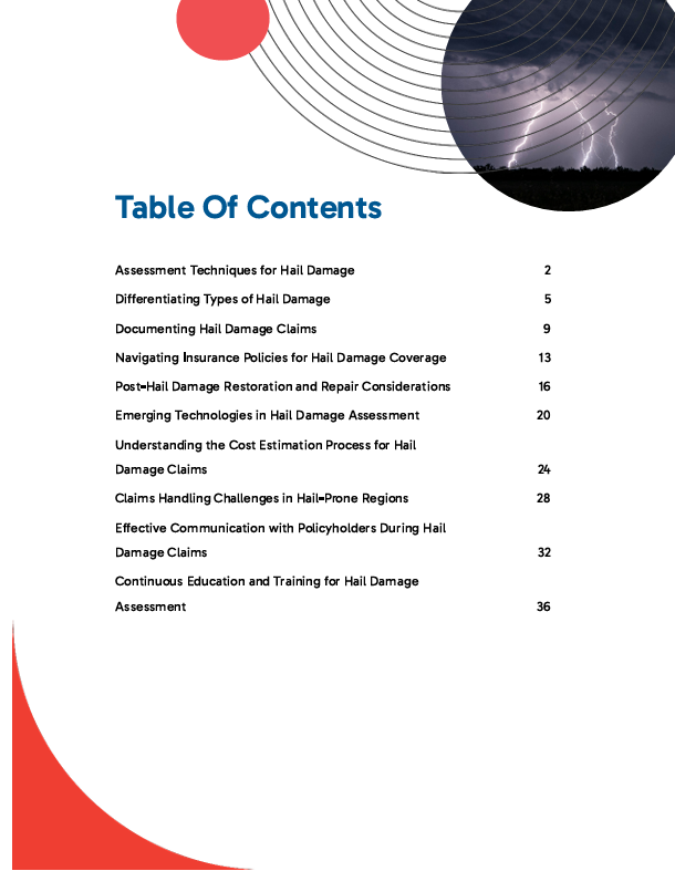 Ebook:  Assessing Hail Damage