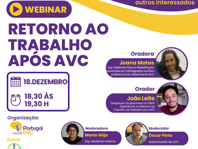 Webinar: Retorno ao trabalho após AVC