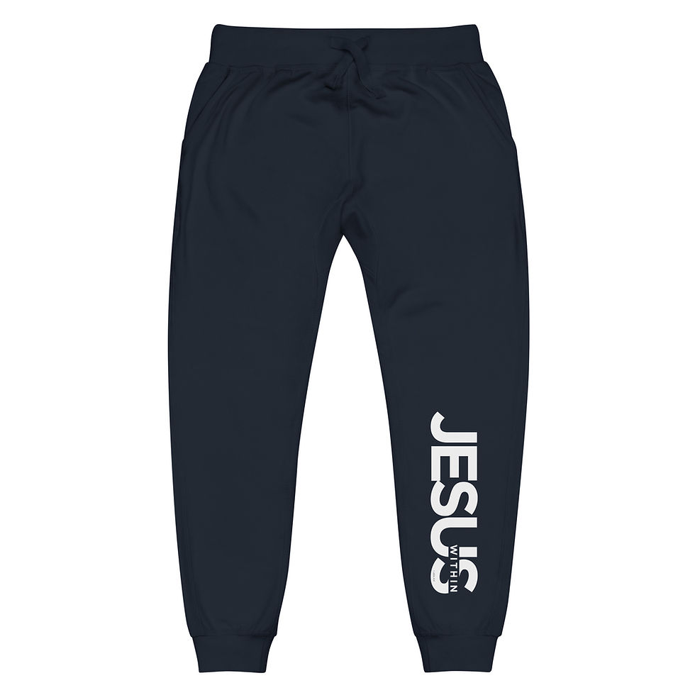 Thumbnail: Jesus Within - 1 John 4:4 - Unisex fleece sweatpants