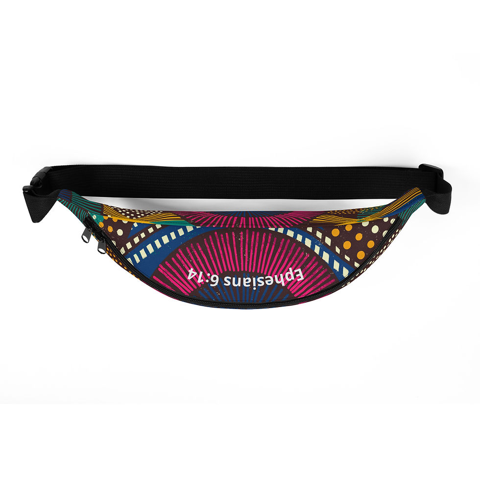 Thumbnail: African Print - Ephesians 6:14 - Fanny Pack