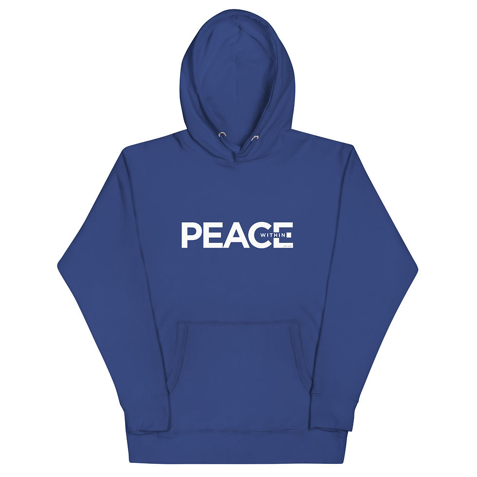 Thumbnail: Peace Within - John 14:27 - Hoodie