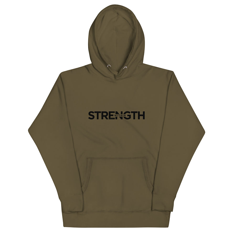 Thumbnail: Strength Within - 2 Corinthians 12:9 - Hoodie