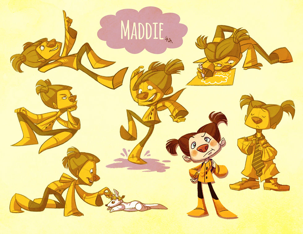 "Maddie" character sheet