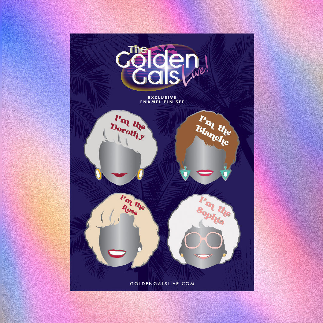 Golden Gals "I AM" Pin Set