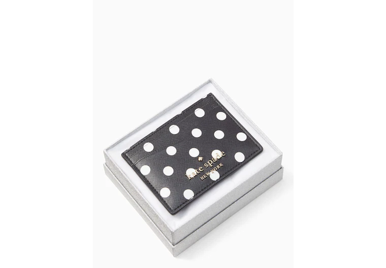 Kate Spade- Polka Dot Boxed Card Holder.webp