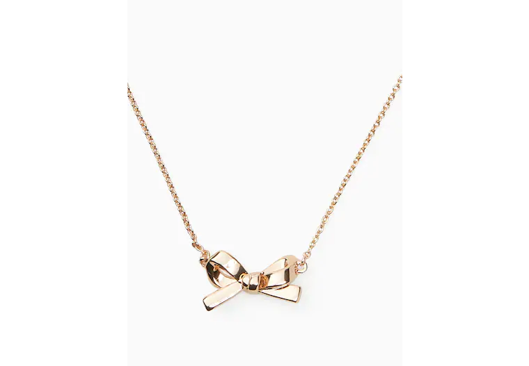 Kate Spade- Skinny Mini Bow Pendant (gold).webp