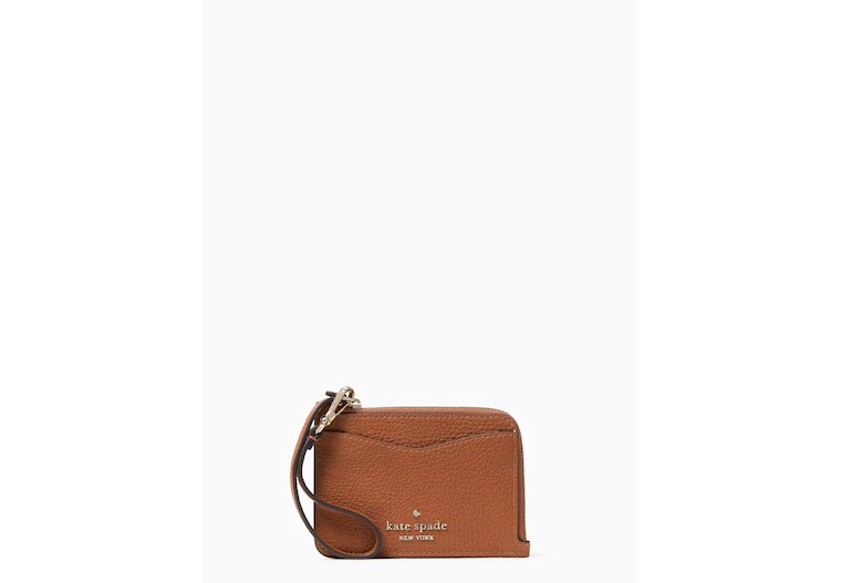 Kate Spade- Small Card Holder Wristlet (warm gingerbread).webp