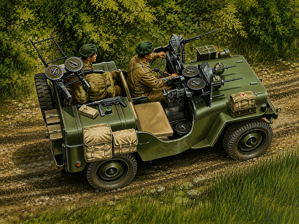 Italeri 320 Commando Jeep